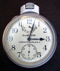 Hamilton military pocket watch, government issue